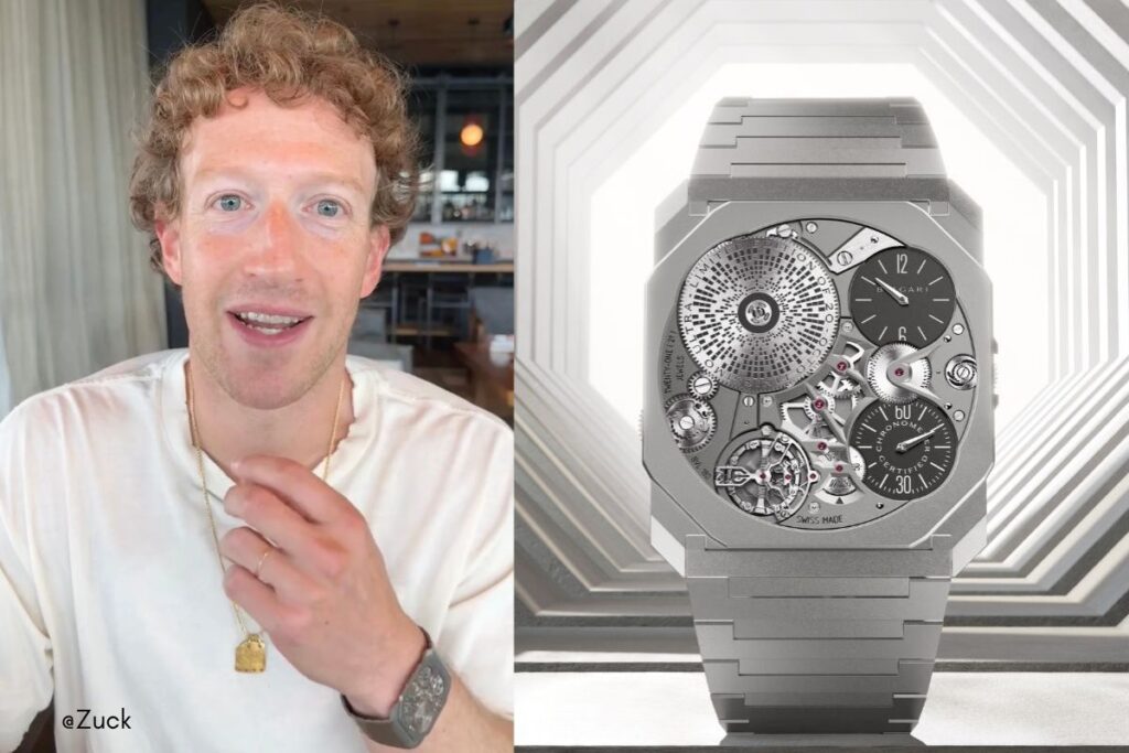 Mark Zuckerberg watches