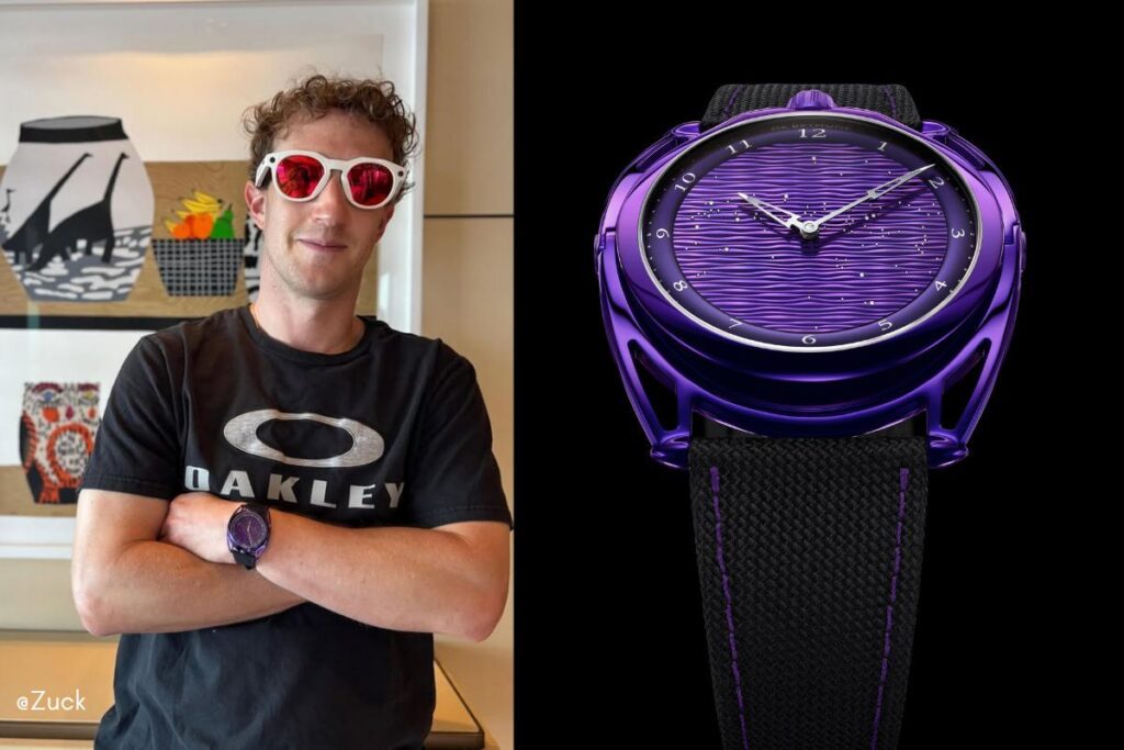 Mark Zuckerberg watches