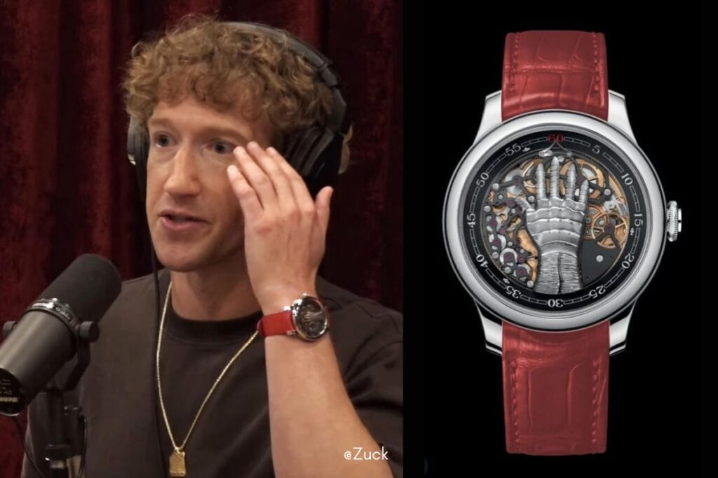 Mark Zuckerberg watches