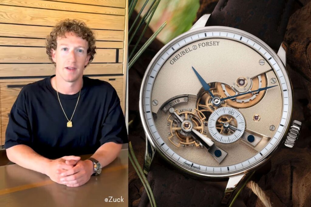 Mark Zuckerberg watches