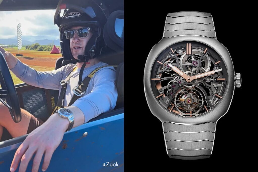 Mark Zuckerberg watches