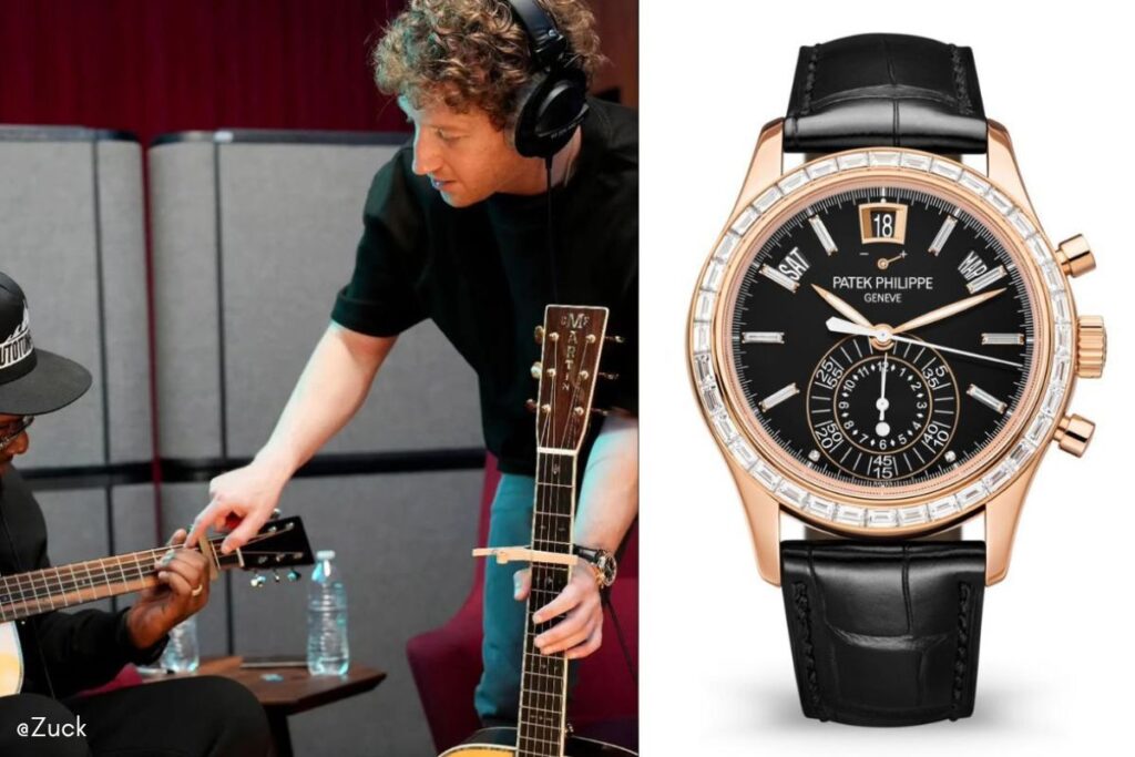 Mark Zuckerberg watches