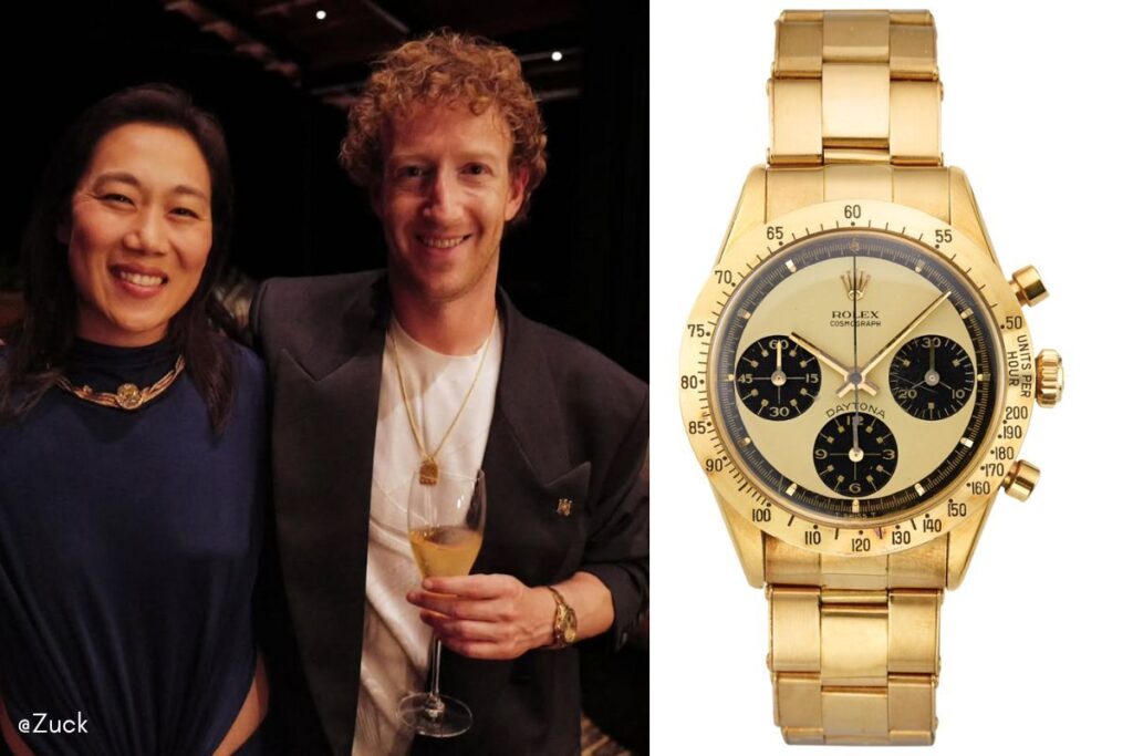 Mark Zuckerberg watches