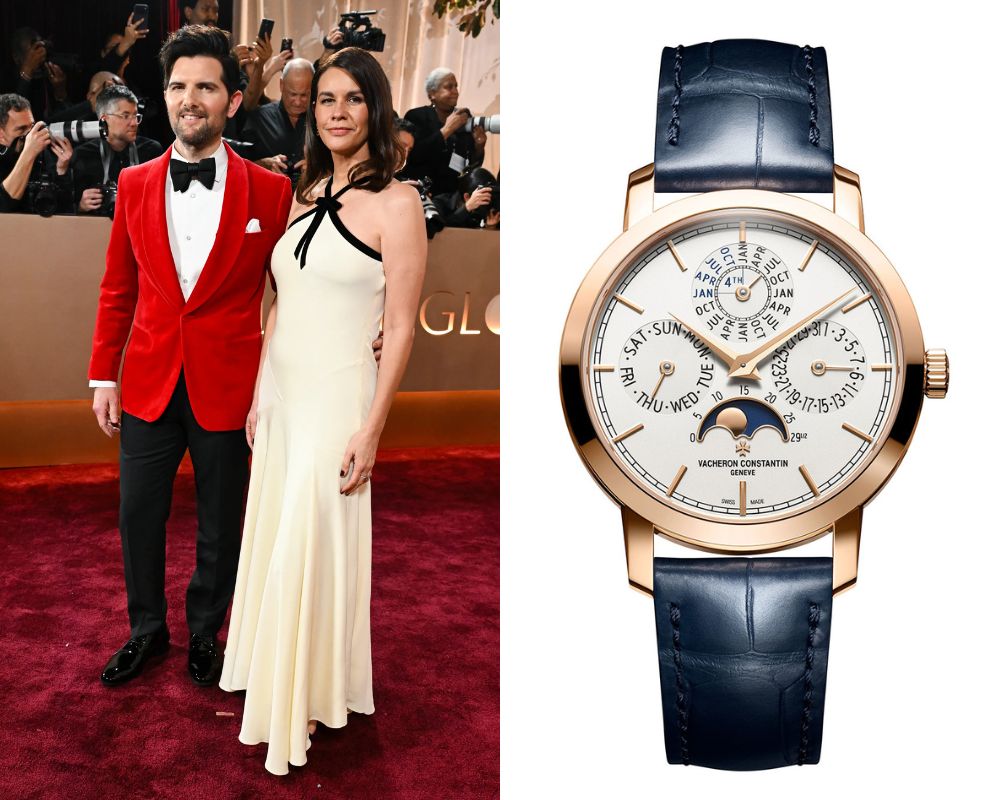 Golden Globes 2026 Adam Scott Vacheron Constantin