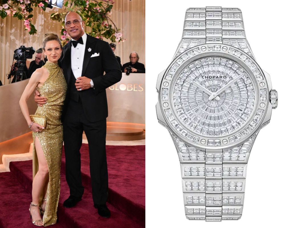 Golden Globes 2026 Dwayne Johnson Chopard