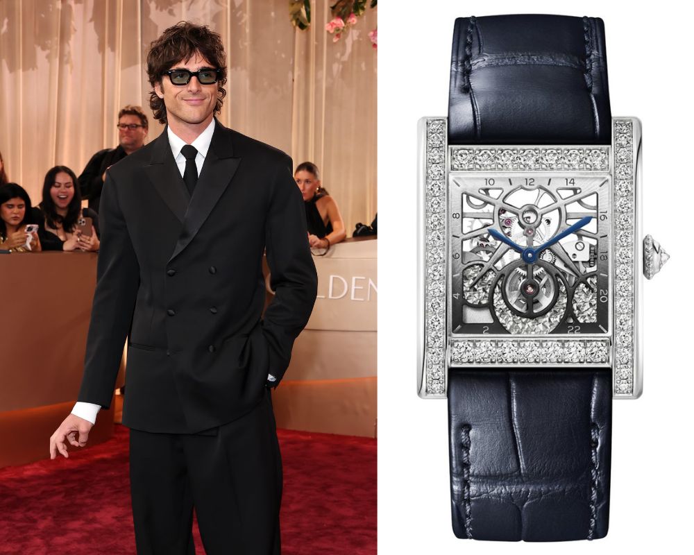 Golden Globes 2026 Jacob Elordi Cartier