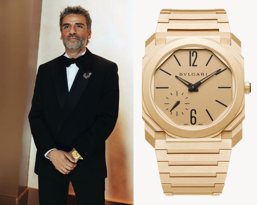 Golden Globes 2026 Oscar Isaacs Bvlgari