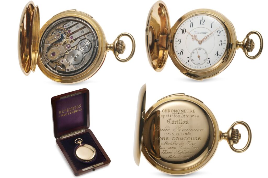 historic Girard-Perregaux minute repeater pocket watch
